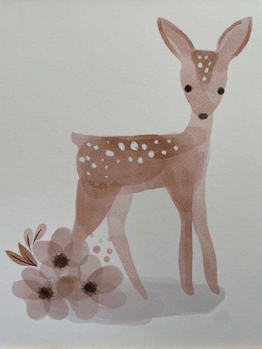 Poster acuarela Ciervo