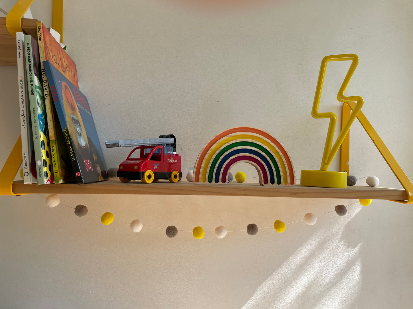 Arcoiris de madera