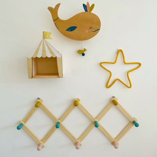 Perchero acordeón colores