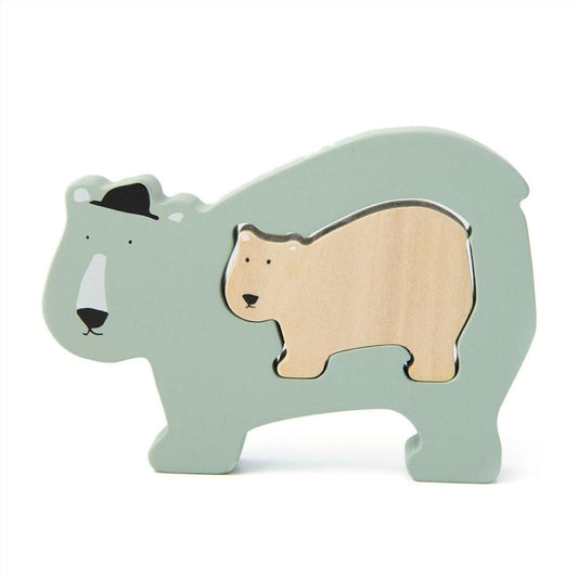 Puzzle de madera Sr. Oso Polar