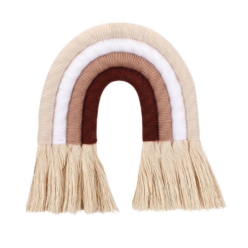 Arcoíris macramé burdeo