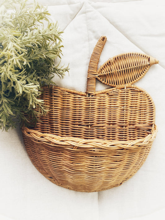 Canasto Manzana de mimbre